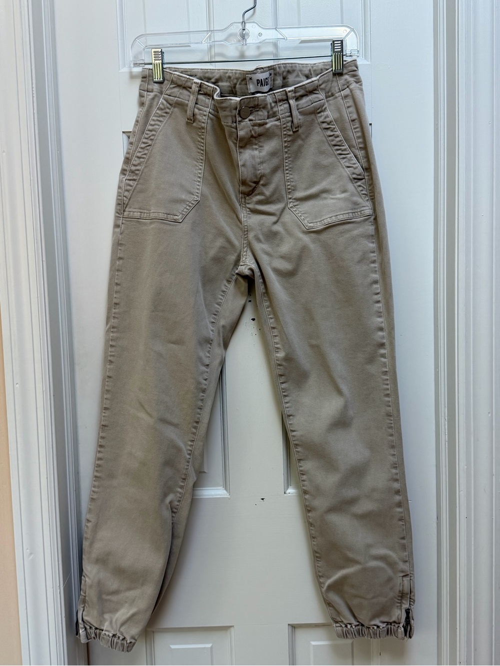 PAIGE Khaki Jogger Pants